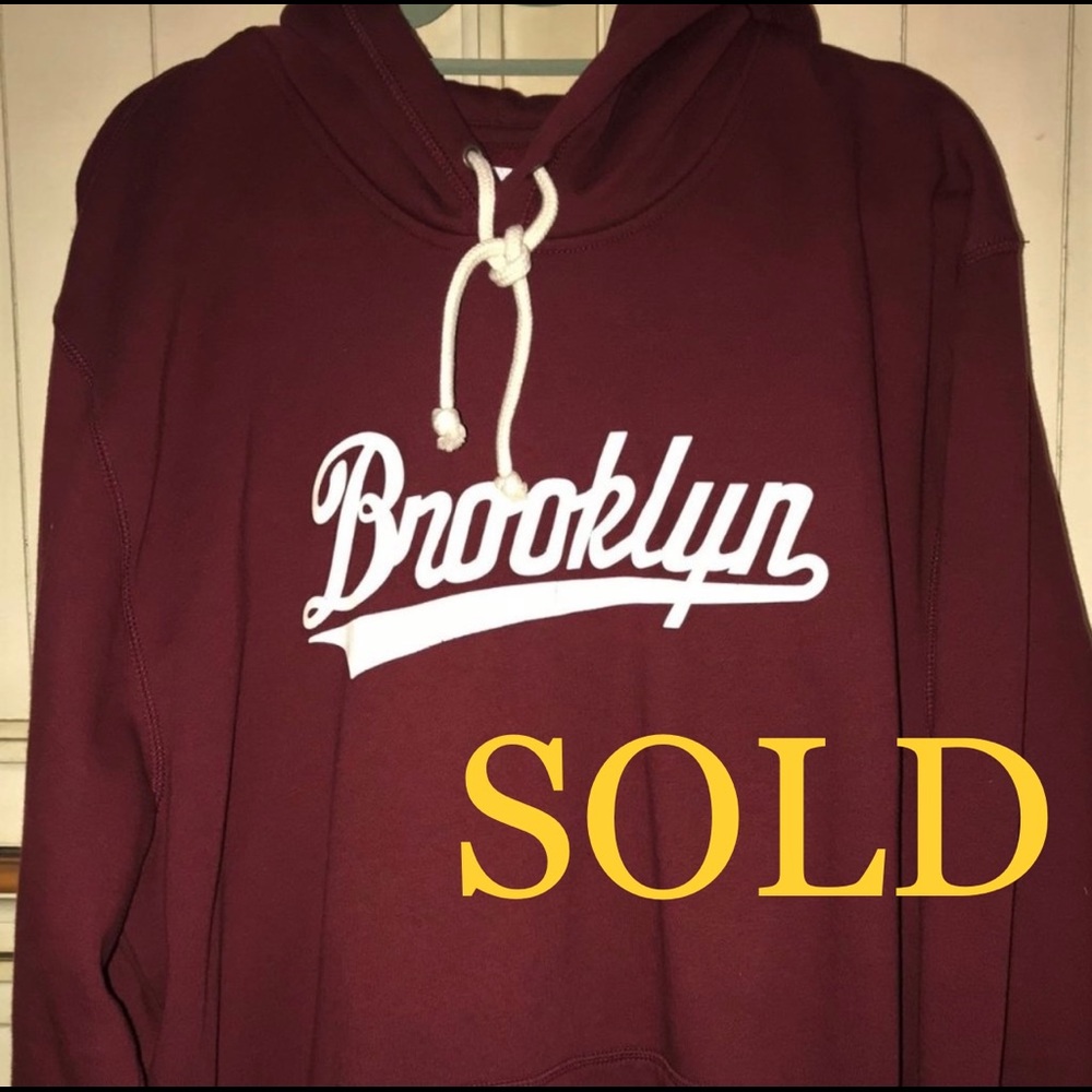 NWT⭐Old Navy Vintage Brooklyn Pull Over Hoodie - Picture 1 of 13